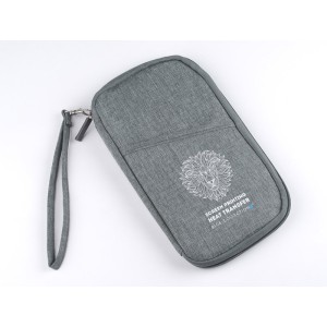 Portefeuille de voyage MARCO gris personnalisable | Apothiclick