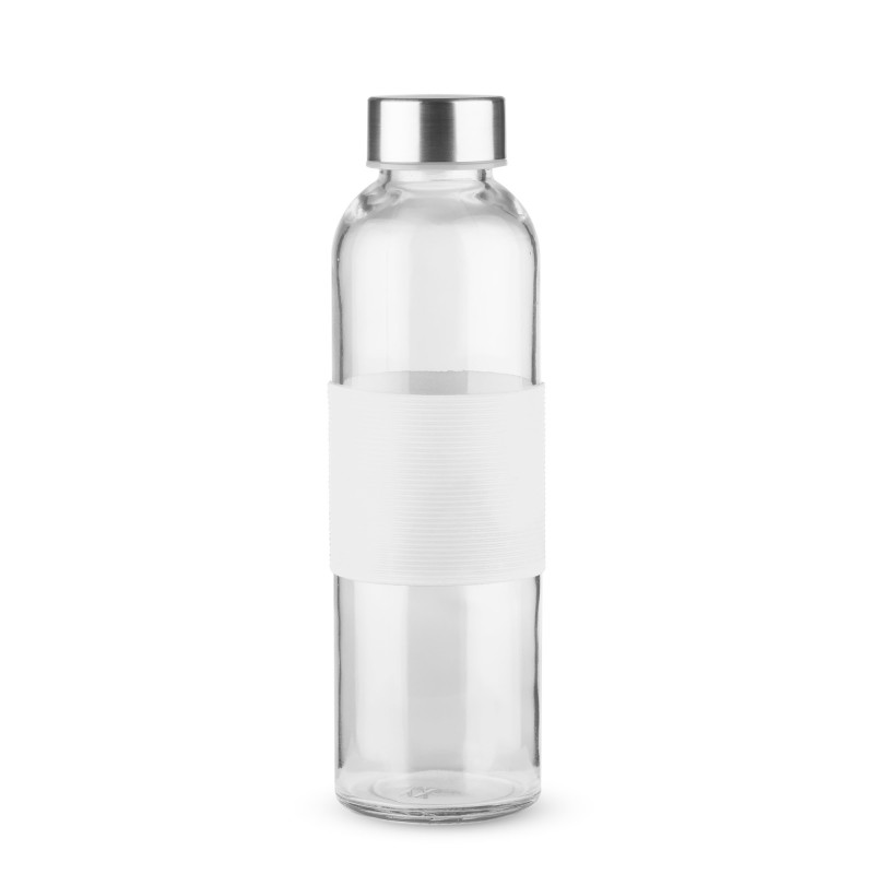 Bouteille en verre GLASSI 510 ml blanc personnalisable | Apothiclick