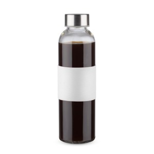 Bouteille en verre GLASSI 510 ml blanc personnalisable | Apothiclick