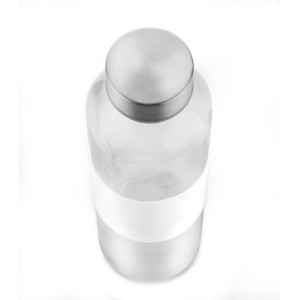 Bouteille en verre GLASSI 510 ml blanc personnalisable | Apothiclick
