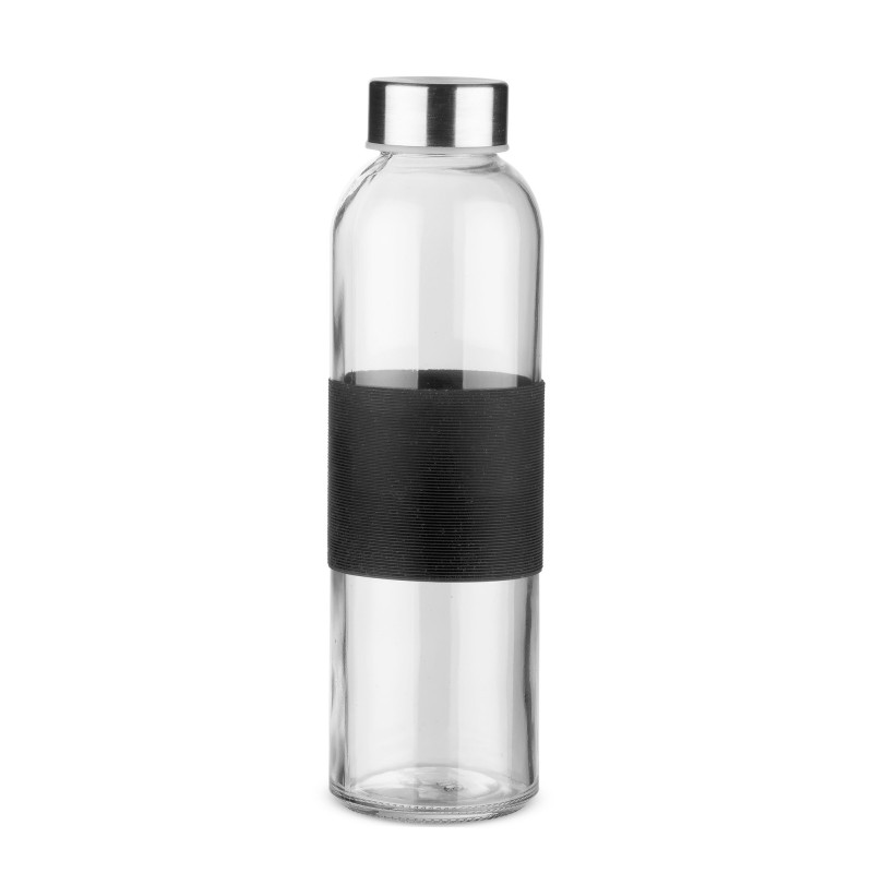 Bouteille en verre GLASSI 510 ml noir personnalisable | Apothiclick