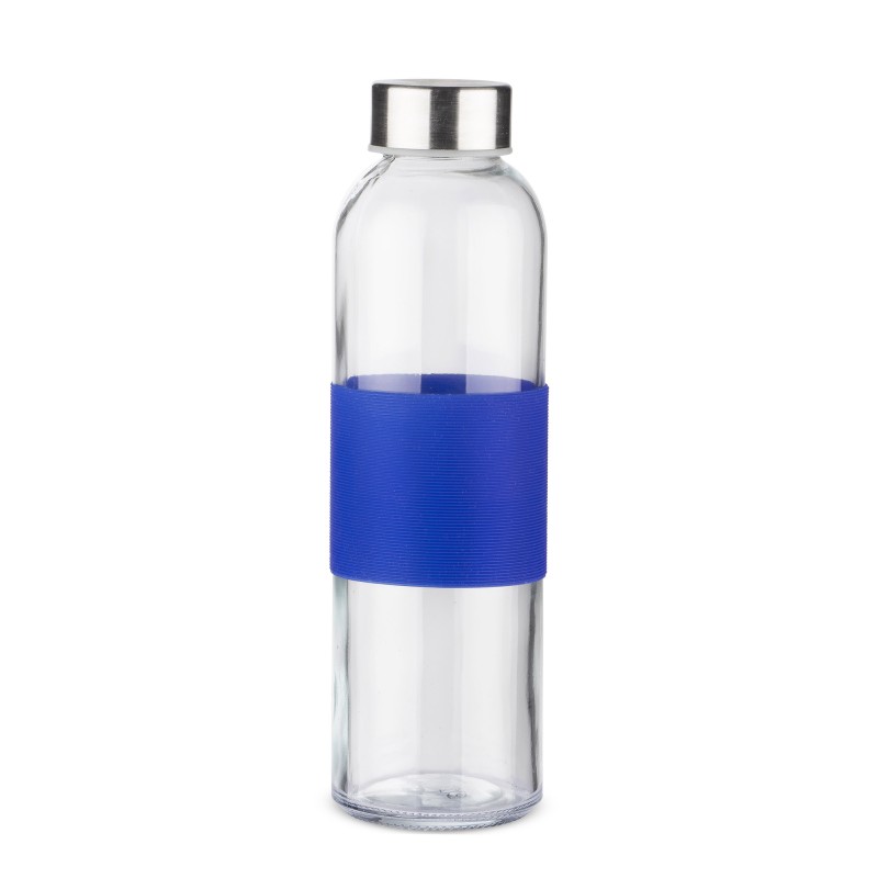 Bouteille en verre GLASSI 510 ml bleu personnalisable | Apothiclick