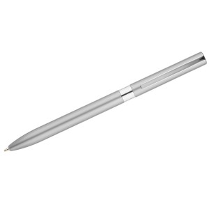 Stylo gel métal GELLE argent personnalisable gravure | Apothiclick