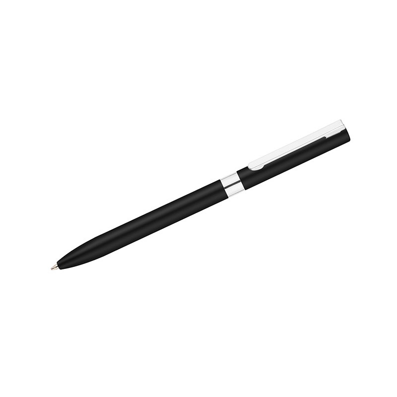 Stylo gel métal GELLE noir personnalisable gravure | Apothiclick