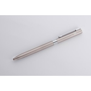 Stylo gel métal GELLE champagne personnalisable gravure | Apothiclick