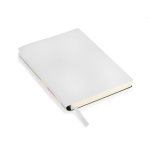Carnet A5 BELLIS blanc personnalisable gravure | Apothiclick