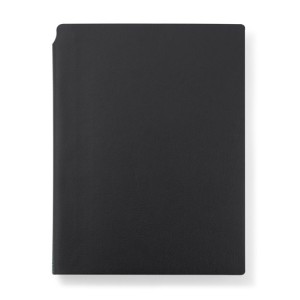 Carnet A5 BELLIS noir personnalisable gravure | Apothiclick