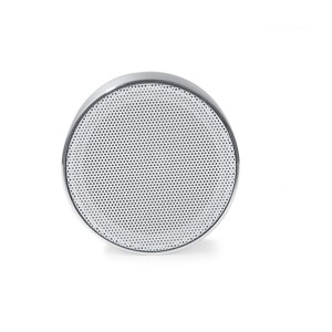 Enceinte Bluetooth POP métal argent personnalisable | Apothiclick