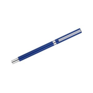 Stylo gel IDEO métal bleu personnalisable gravure | Apothiclick