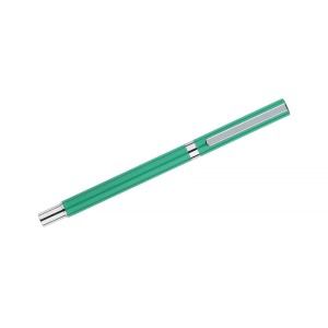 Stylo gel IDEO métal turquoise personnalisable gravure | Apothiclick