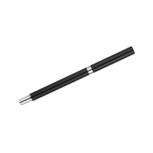 Stylo gel IDEO métal noir personnalisable gravure | Apothiclick