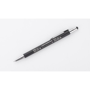 Stylo touch DAWEI noir personnalisable gravure | Apothiclick