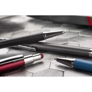 Stylo touch DAWEI bordeaux personnalisable gravure | Apothiclick