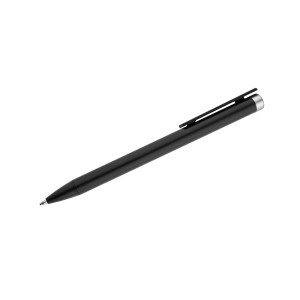 Stylo métal ALI noir/argent personnalisable gravure couleur | Apothiclick