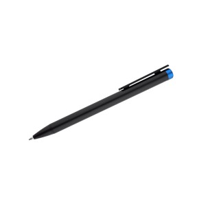 Stylo métal ALI noir/bleu personnalisable gravure couleur | Apothiclick