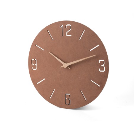 Horloge murale NATURAL en MDF – Design moderne et matériaux naturels
