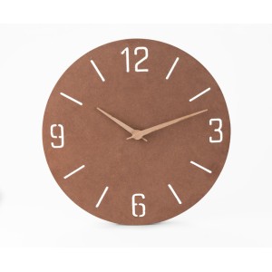 Horloge murale NATURAL en MDF – Design moderne et matériaux naturels