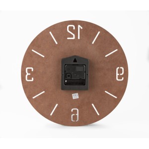 Horloge murale NATURAL en MDF – Design moderne et matériaux naturels