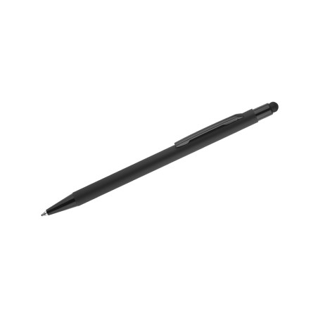 Stylo à bille tactile fin en aluminium – Stylo design noir professionnel