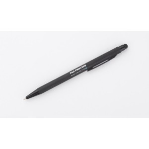 Stylo à bille tactile fin en aluminium – Stylo design noir professionnel