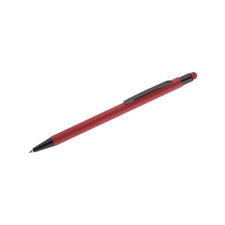 Stylo à bille tactile fin en aluminium – Stylo design rouge professionnel