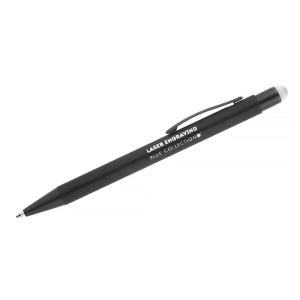 Stylo à bille tactile en aluminium – Stylo gravé effet premium or