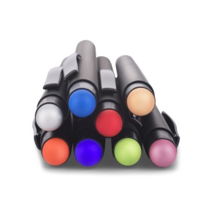 Stylo à bille tactile en aluminium – Stylo gravé effet premium or