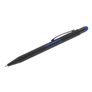 Stylo à bille tactile en aluminium – Stylo gravé effet premium or