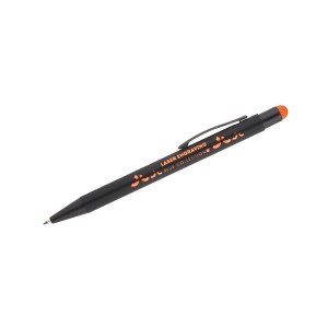 Stylo à bille tactile en aluminium – Stylo gravé effet premium or