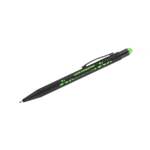 Stylo à bille tactile en aluminium – Stylo gravé effet premium or
