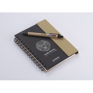 Carnet B6 MAGO noir personnalisé tampographie | Apothiclick