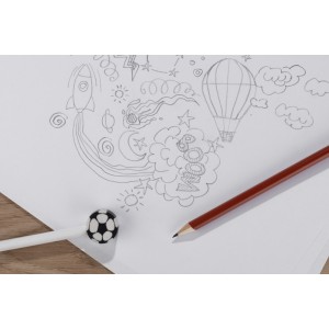 Crayon gomme FUNNI MIX - Ballon de foot
