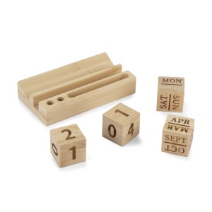 Calendrier en bambou NEN