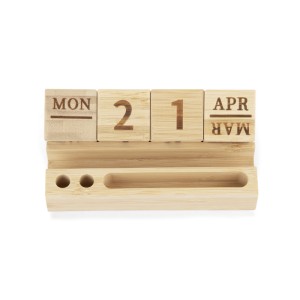Calendrier en bambou NEN