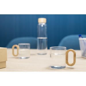 Set à boissons avec éléments en bambou TRINKLA