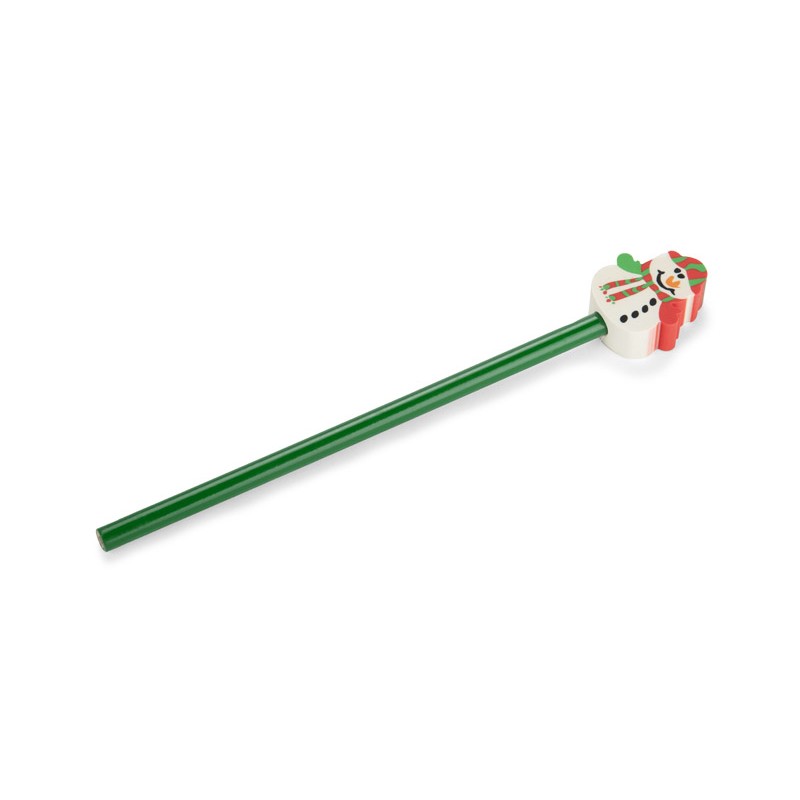 Crayon avec Gomme CHRISTMAS - Bonhomme de neige