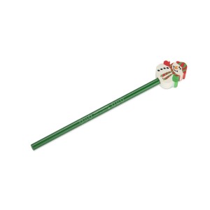 Crayon avec Gomme CHRISTMAS - Bonhomme de neige