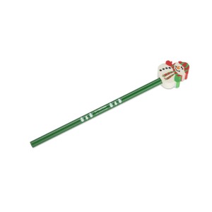 Crayon avec Gomme CHRISTMAS - Bonhomme de neige