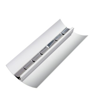 Présentoir A5 en T avec pied à pince en aluminium | portrait