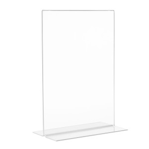 Présentoir A5 en T, PS  | format portrait