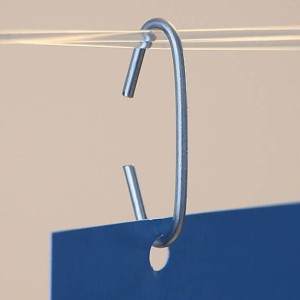 Crochet en C zingué – 38 / 40 / 62 mm