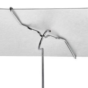 Crochet pour rail de faux plafond