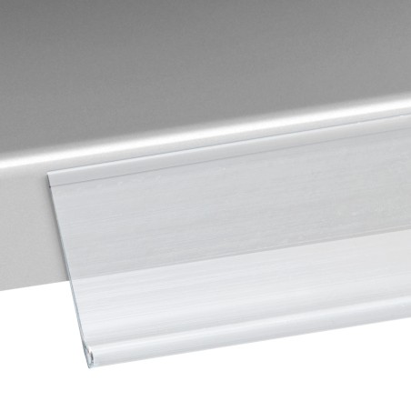 Réglette porte-étiquette 18x1000mm – Adhésive transparente