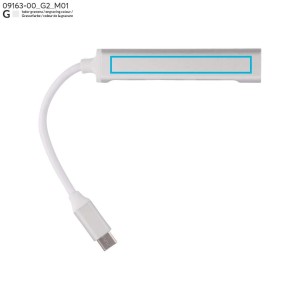 USB HUB avec câble type C - ROSKO