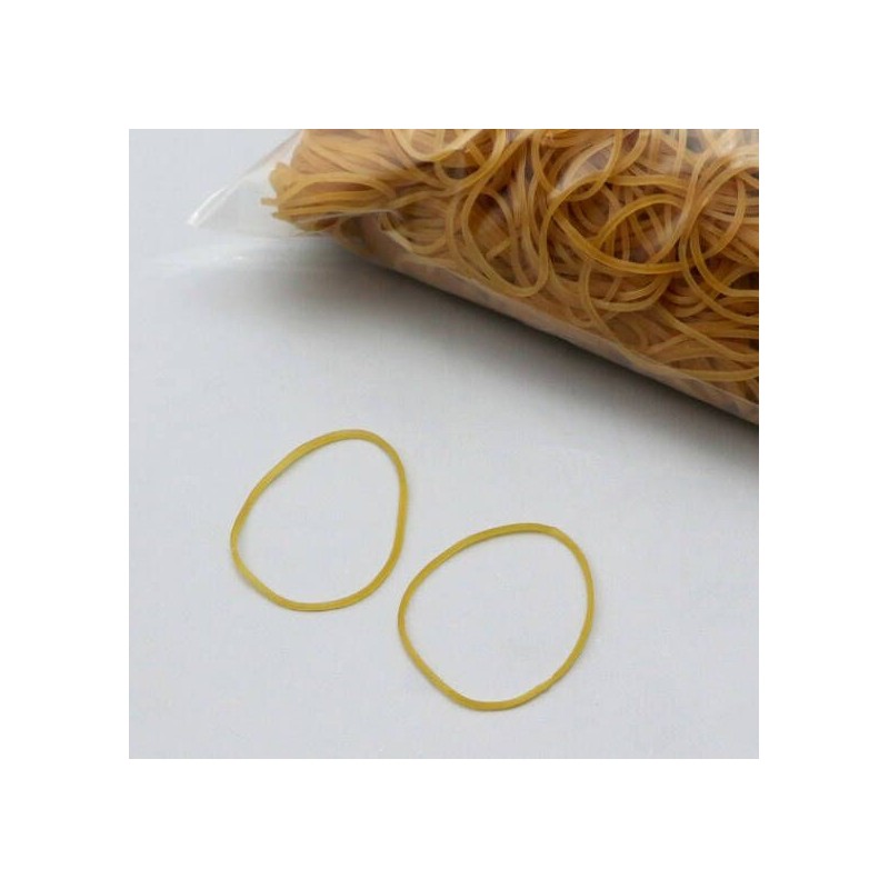 Elastiques en caoutchouc, nature 50 mm | 1.5 mm