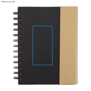 Carnet B6 MAGO noir personnalisé tampographie | Apothiclick