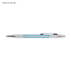 Stylo touch DAWEI argent personnalisable gravure | Apothiclick