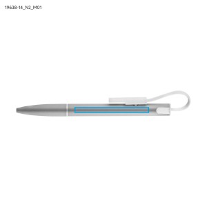 Stylo CHARGE avec câble USB intégré personnalisable | Apothiclick