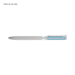 Stylo gel métal GELLE argent personnalisable gravure | Apothiclick