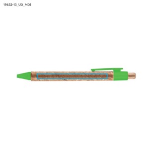 Stylo en liège KORTE vert clair personnalisable | Apothiclick